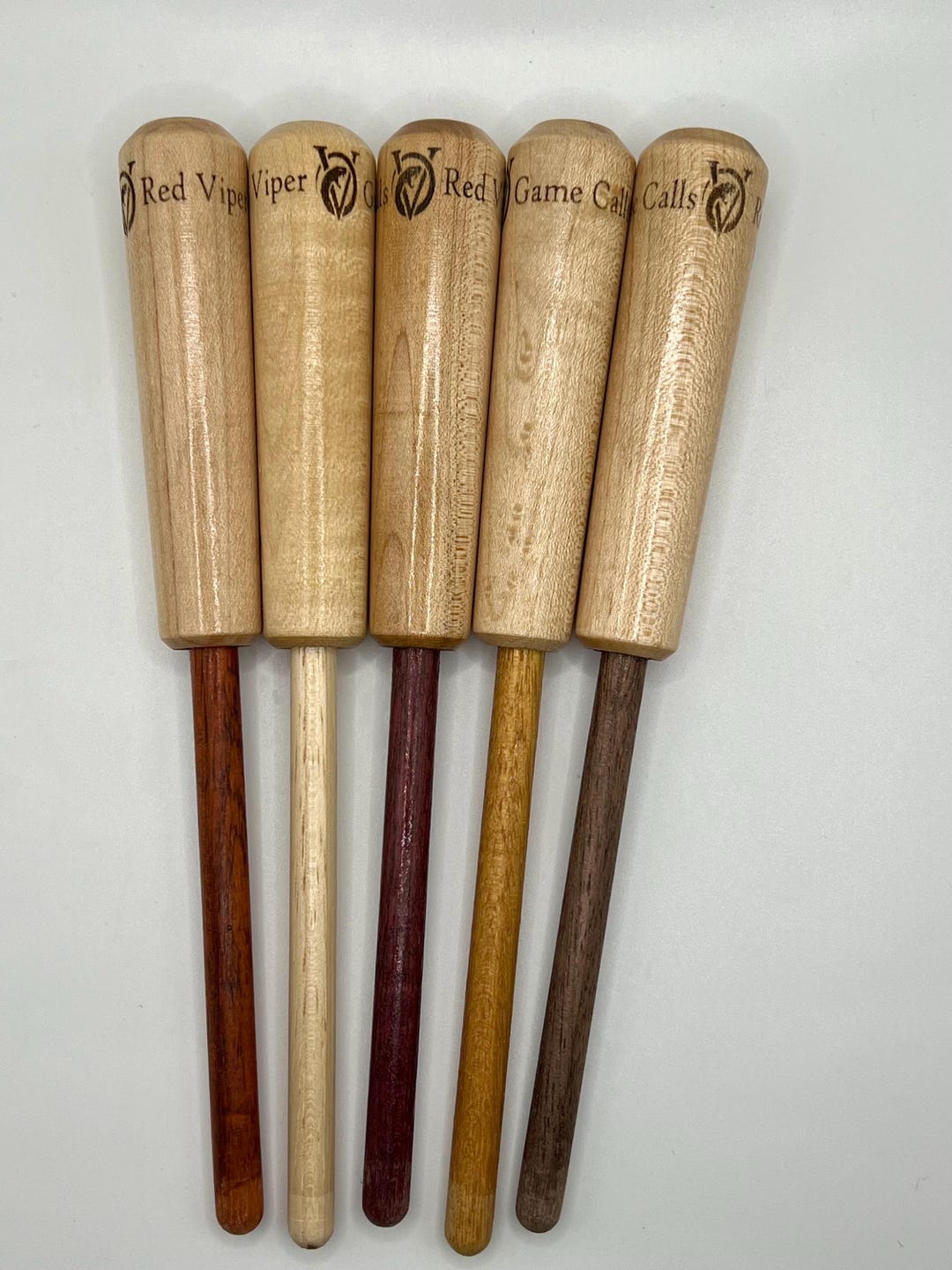 thumbnail image 2 of 10-Pack Bloodwood Turkey Call Striker Dowels – 5/16" Pre-Rounded, Friction Calls – Cross Road Game Calls 2 of 5