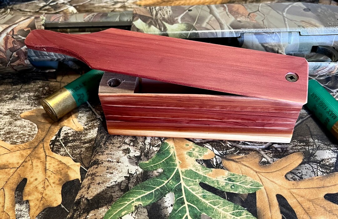 Turkey Call. Cedar Wood Box Call. Engraved Personalization Etsy