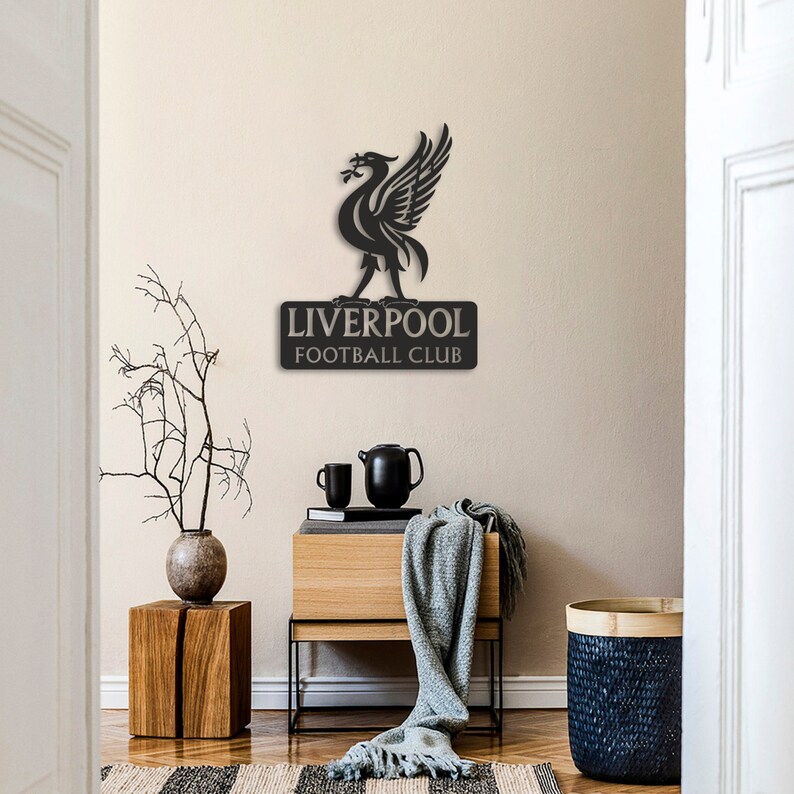 Liverpool FC Metal Wall Art Game Room Metal Wall Art Etsy