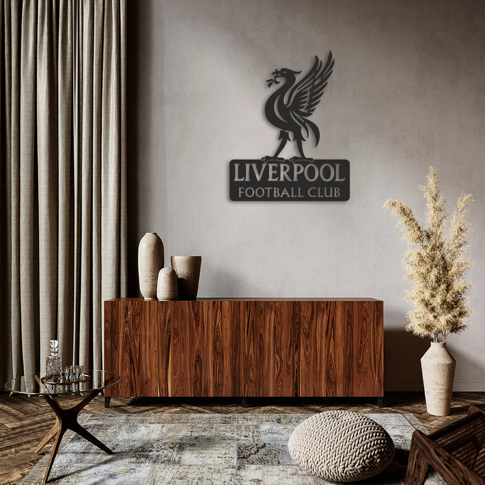 Liverpool FC Metal Wall Art Game Room Metal Wall Art Etsy
