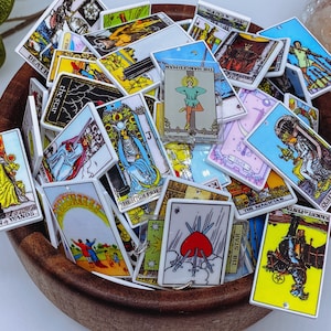 Mini-tarotkaartbedels, waarzeggerijbedels, spirituele communicatiebedels, bedelgieten, bedelset