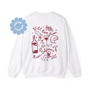 Wine Theme Bachelorette Crewneck, Bachelorette Sweatshirt, Bachelorette Party, Bachelorette Favors, Matching Sweatshirts, Napa Bachelorette
