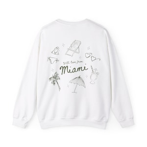 Customizable Tropical Bachelorette Sweatshirt, Bachelorette Crewnecks, Bachelorette Favors, Miami Bachelorette, Matching Sweatshirts