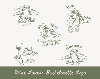 Personalized Bachelorette Party Logo Custom Bachelorette - Etsy