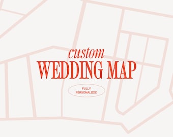 Fully Custom Wedding Map