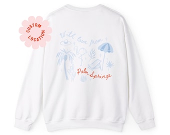 Bachelorette Crewneck, Bachelorette Sweatshirt, Bachelorette Party, Bachelorette Favors, Matching, Palm Springs, Scottsdale