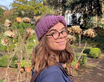 The Any Yarn Headband - Crochet Pattern, Quick Crochet, Beginner Pattern