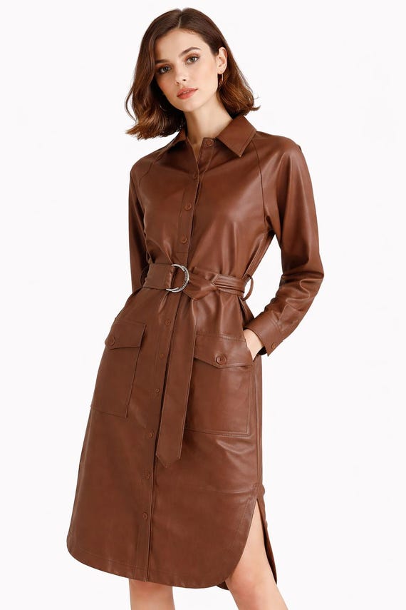 leather midi shirt dress Buy Lipsy Black Faux Leather Collarless Midi Shirt Dress from the Next UK  online shop