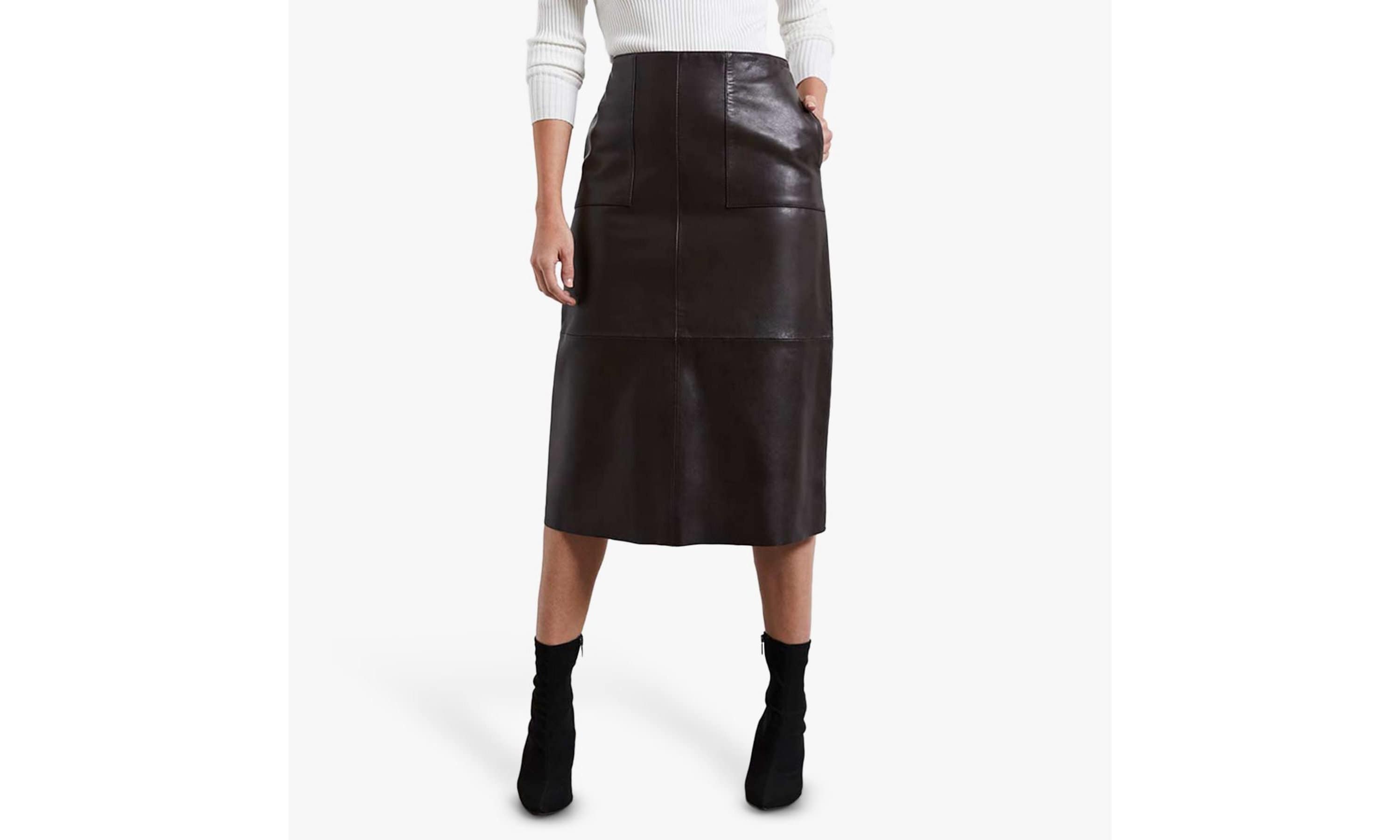 Sandra Black Leather Skirt | lupon.gov.ph
