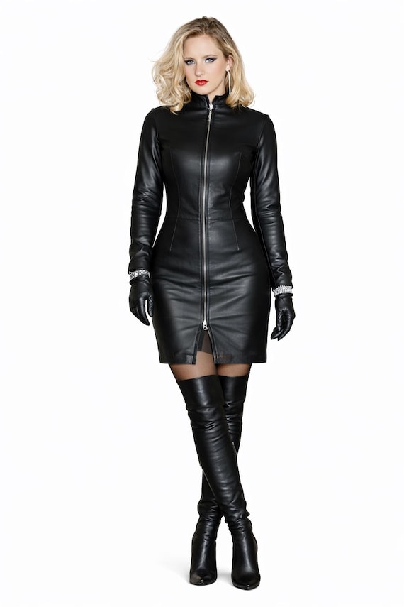 Pencil Leather Outfits Womens Leather Skirt Outfit Ideas: How To Wear A  Leather Skirt For Women