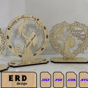 Mother's Day Greeting Gift. Digital File Download for Laser Cutting Svg ...