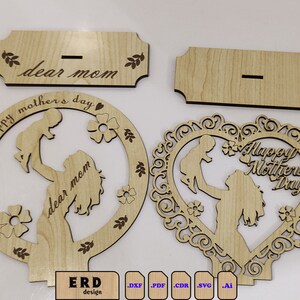 Mother's Day Greeting Gift. Digital File Download for Laser Cutting Svg ...