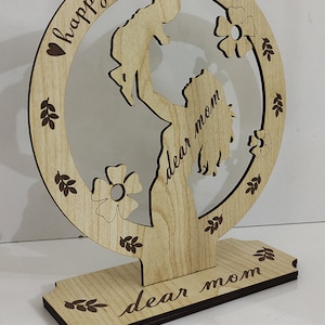 Mother's Day Greeting Gift. Digital File Download for Laser Cutting Svg ...