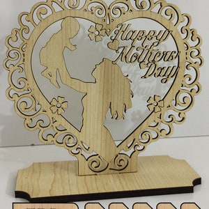 Mother's Day Greeting Gift. Digital File Download for Laser Cutting Svg ...
