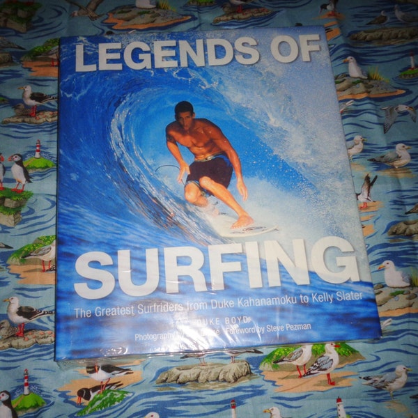 Rare Legends Of Surfing Book Sport Memorabilia Hardback The Greatest Surfriders From Duke Kahanamoku To Kelly Slater Photography Jeff Divine