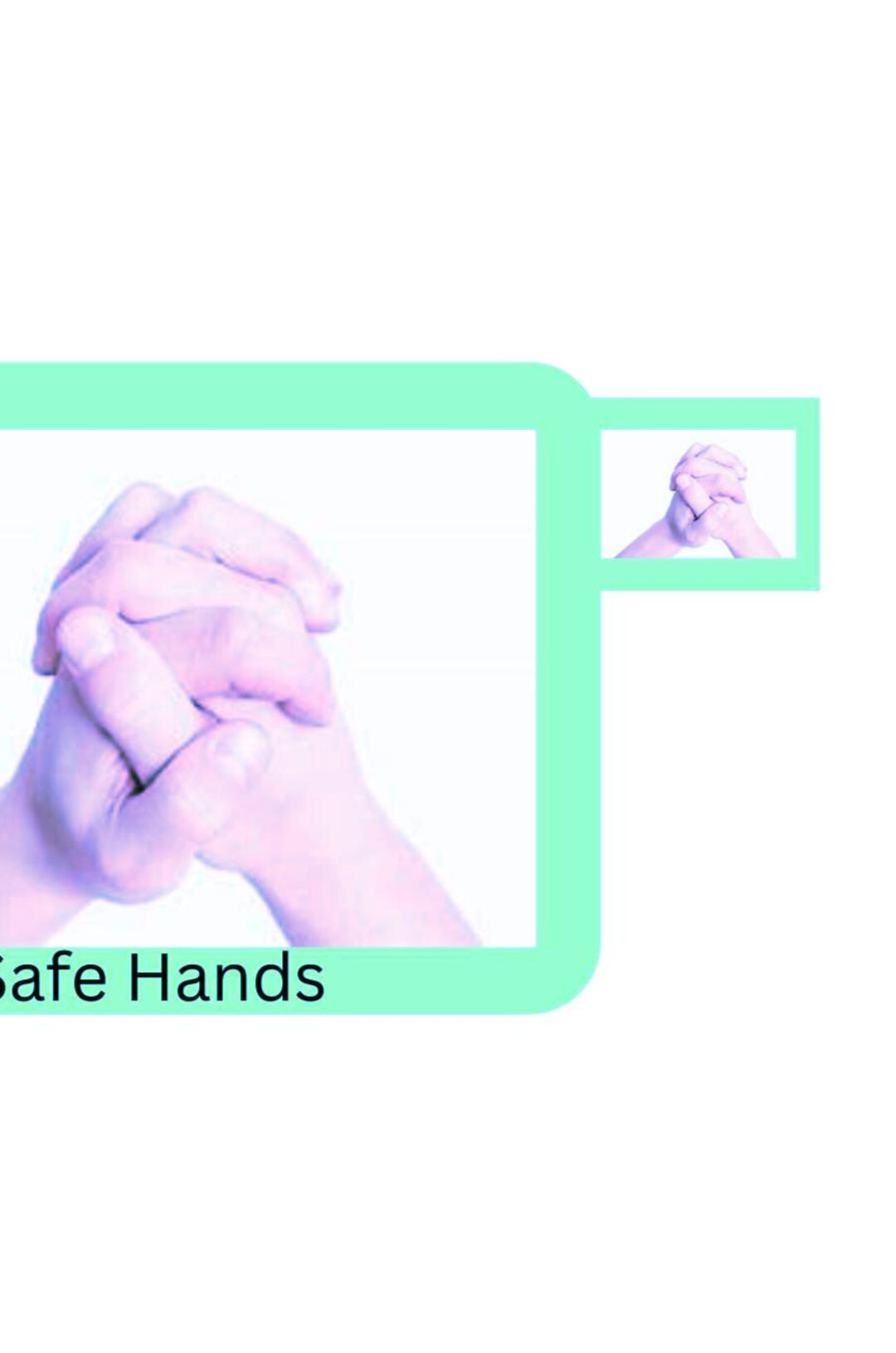 Safe Hands Communication Card With Tab - Etsy