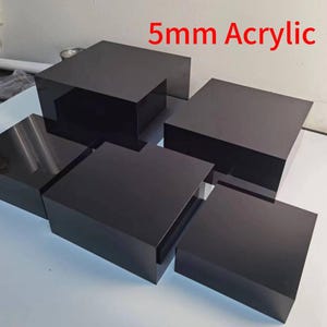 Set of 5 or 10 Food Display Stands, Acrylic Display Boxes, Acrylic Display Stands, Cake Display Stand, Catering Display, Buffet Risers