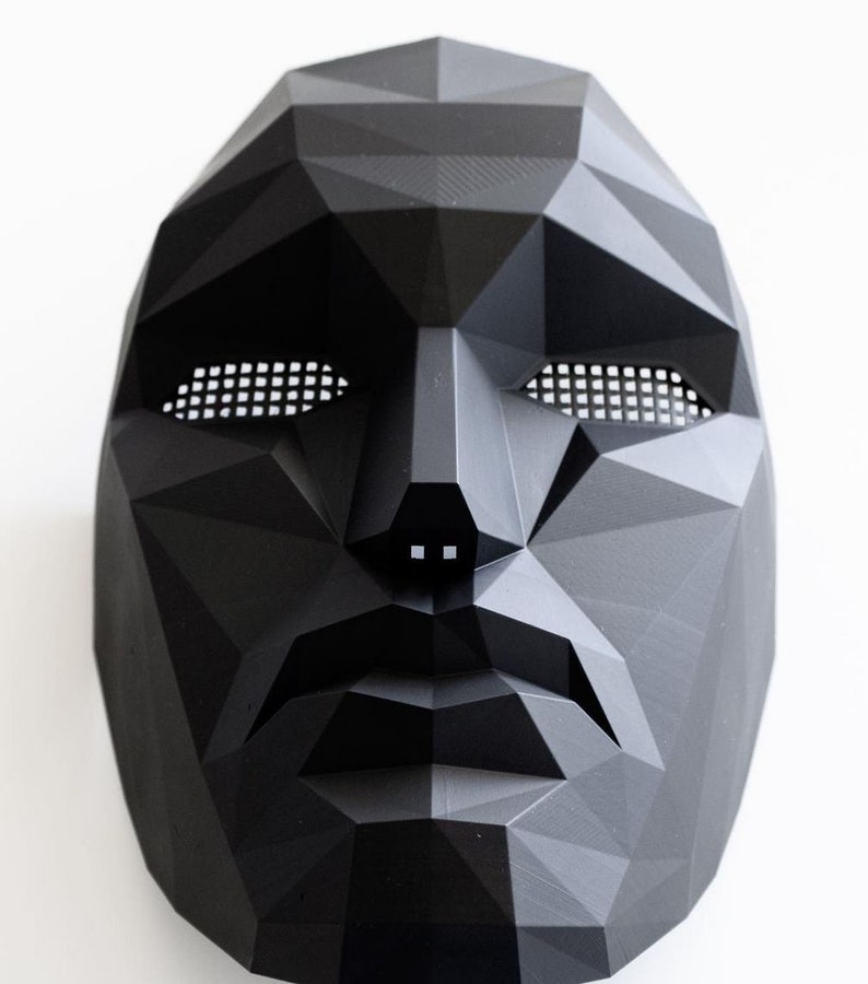 Squidgame Frontman Mask 3D Printed Resin - Etsy