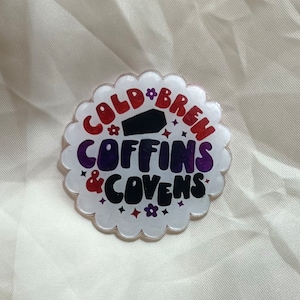Spooky Magnet (Cold Brew Coffins & Covens)