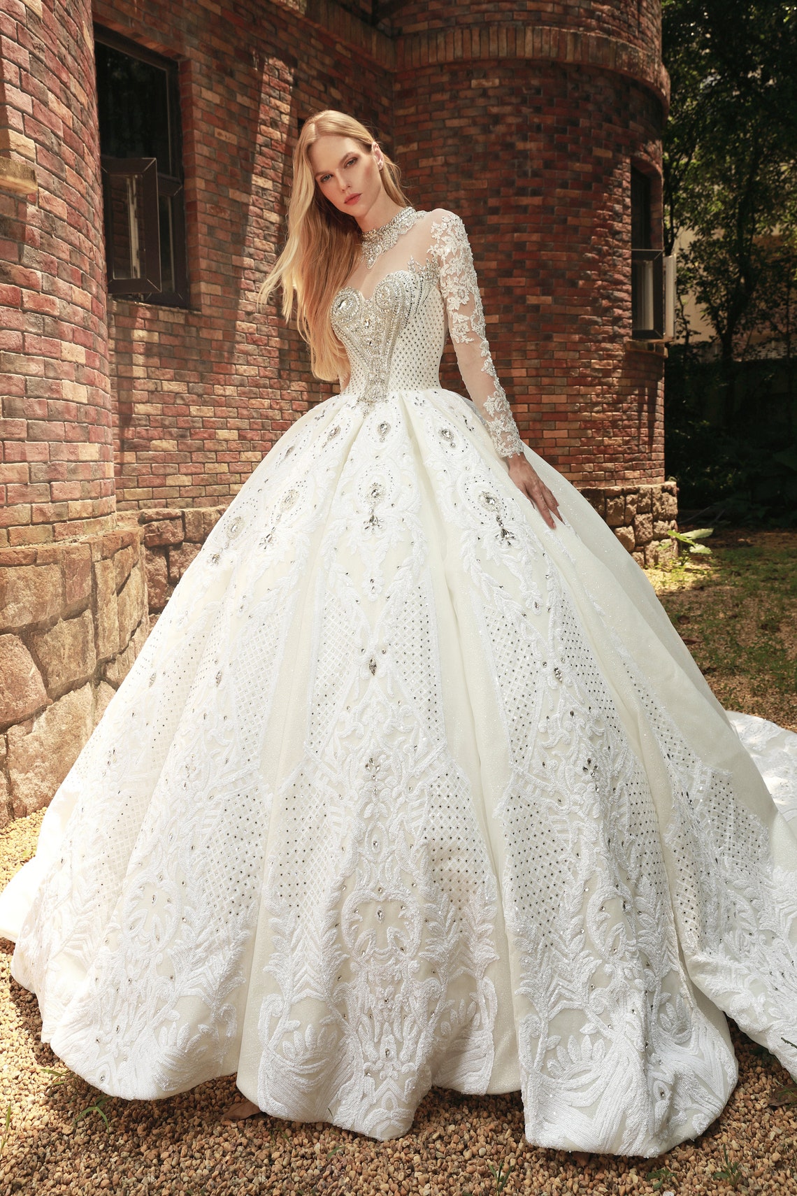 Royal Princess Ball Gown Wedding Dress image 1