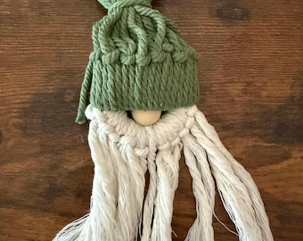 Gnome Macramé Ornament
