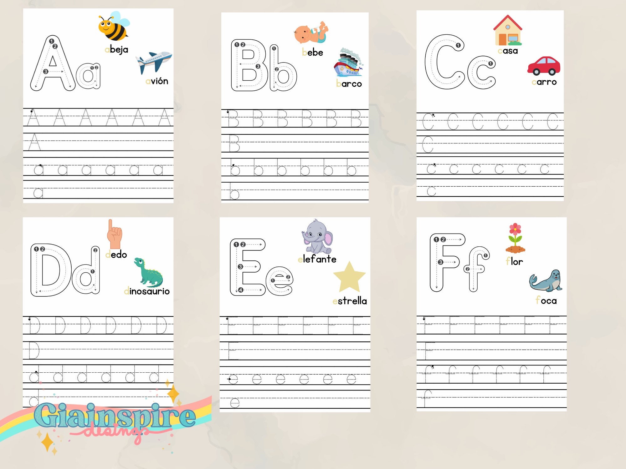 PDF Printable Alphabet - Etsy