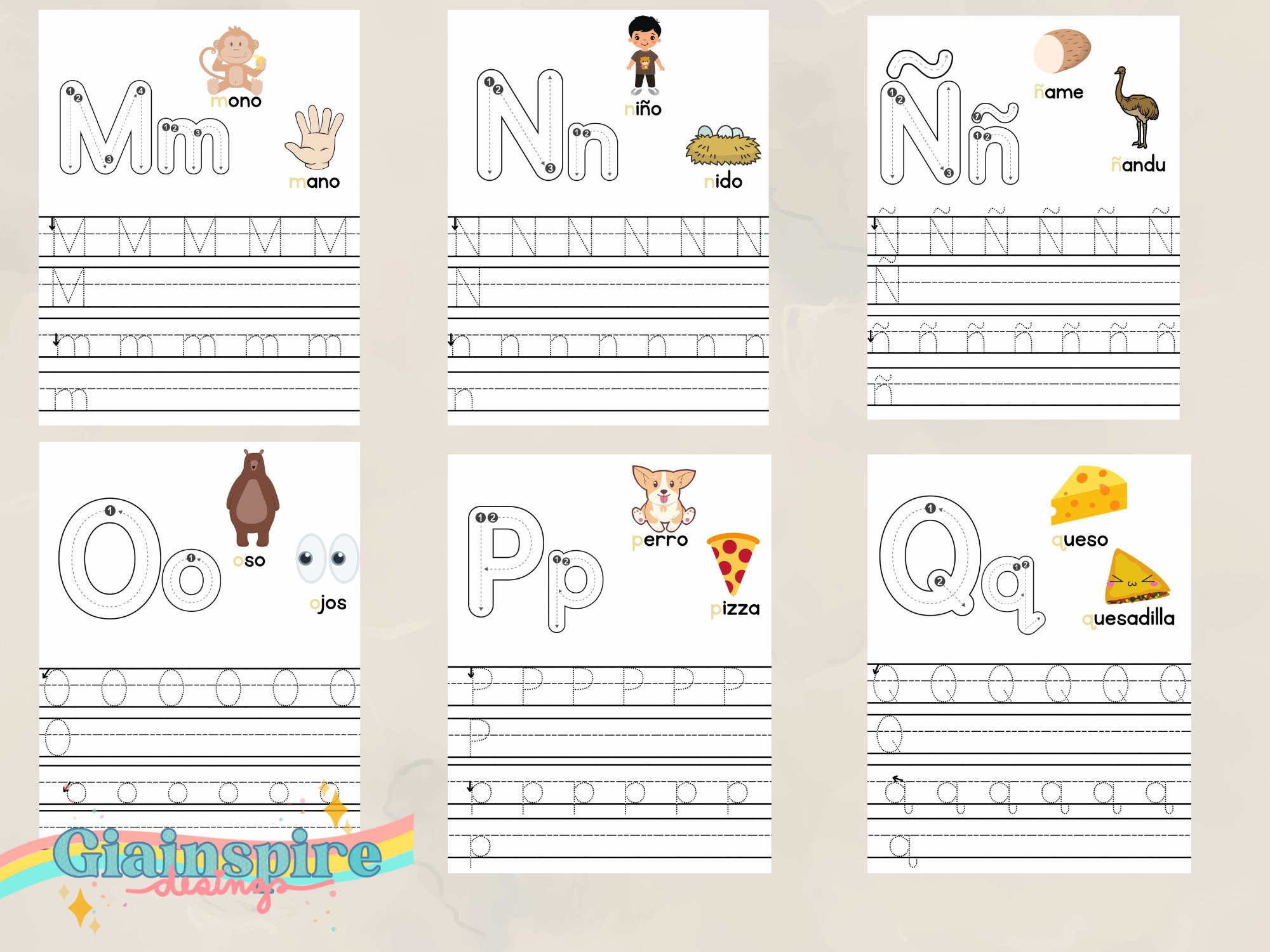 PDF Printable Alphabet Etsy