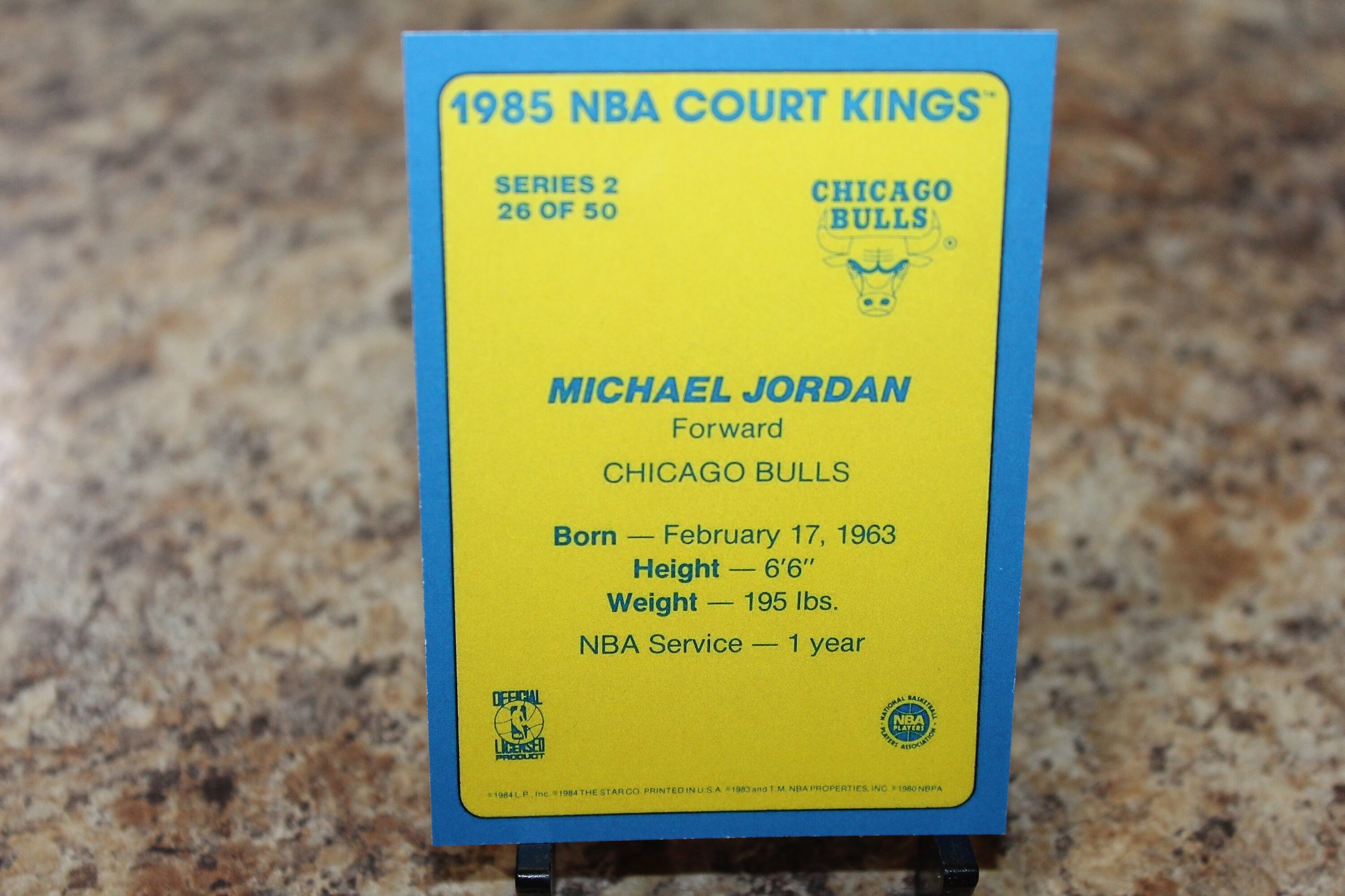 michael jordan star 85 card