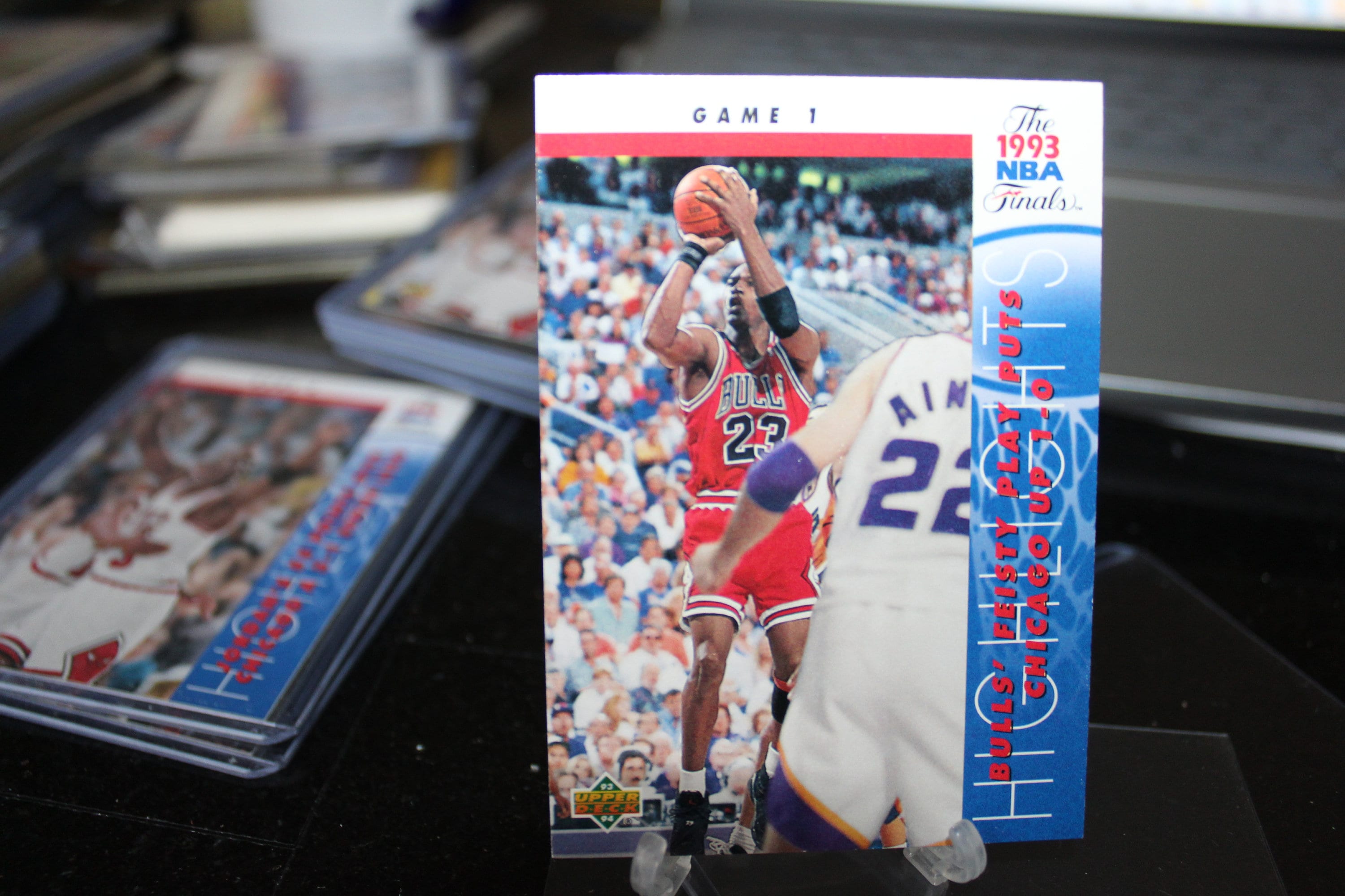 1993-94 Upper Deck #438 Michael Jordan BT - NM-MT