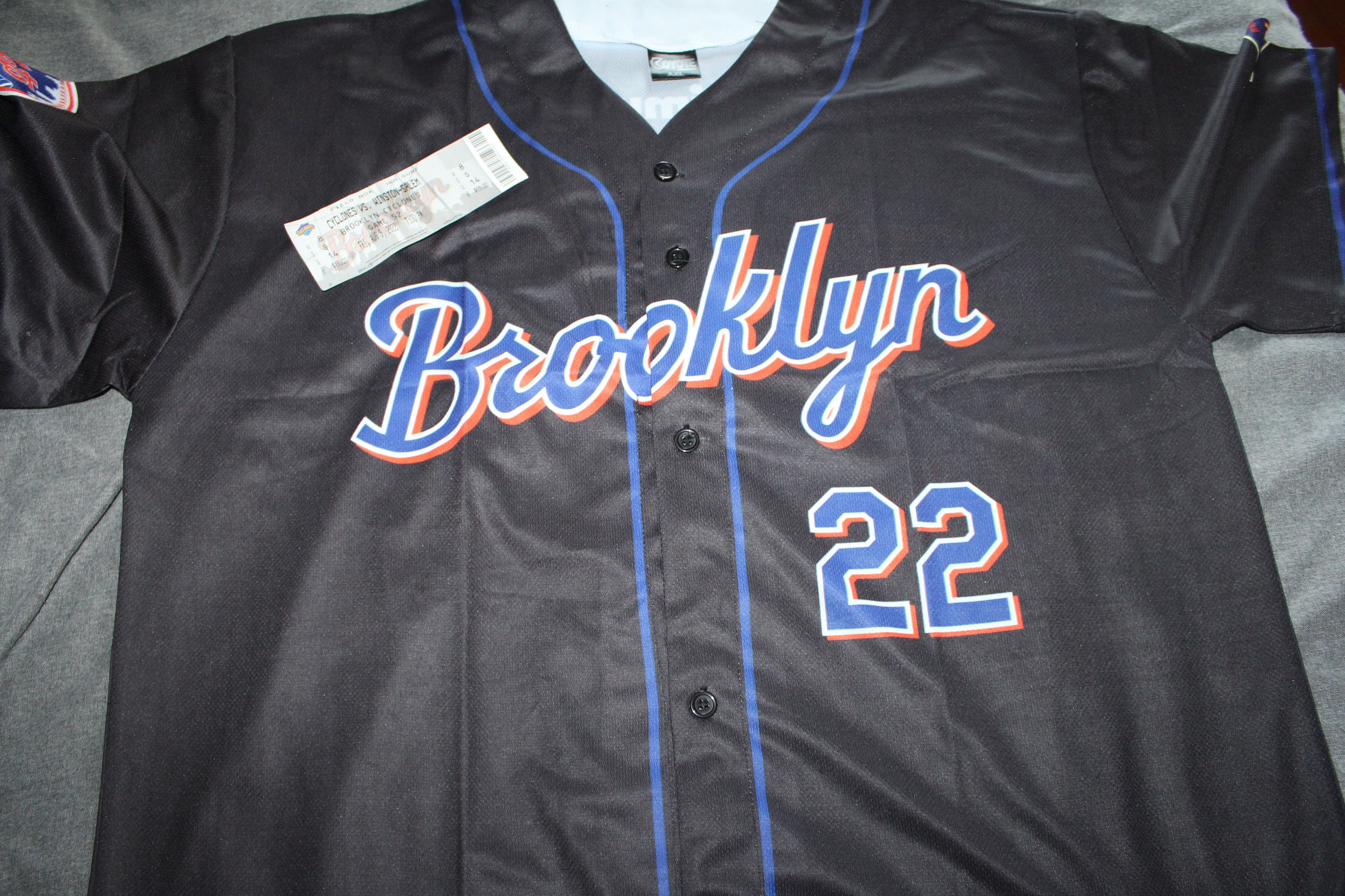 2022 Brooklyn Cyclone Baseball Jerseys ADULT XL NEW Sga Brand 