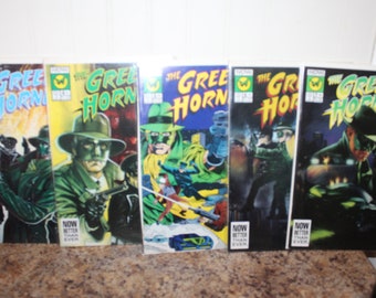 91-92  now  comics  green horne #3 nov/ #4 dec/ #5 jan/ #6 feb/ #7 mar  lot of 5