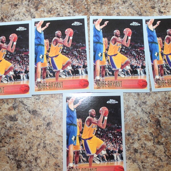 2001 topps chrome kobe bryant