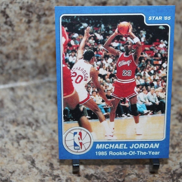 michael jordan 1985 rookie of the year card