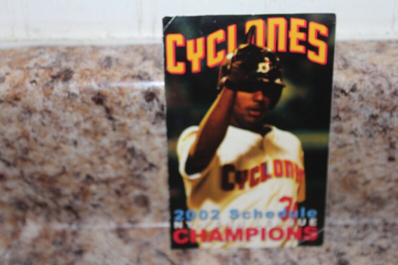 2002 Baseball Brooklyn Cyclones Ny Penn League Champions Schedule Etsy