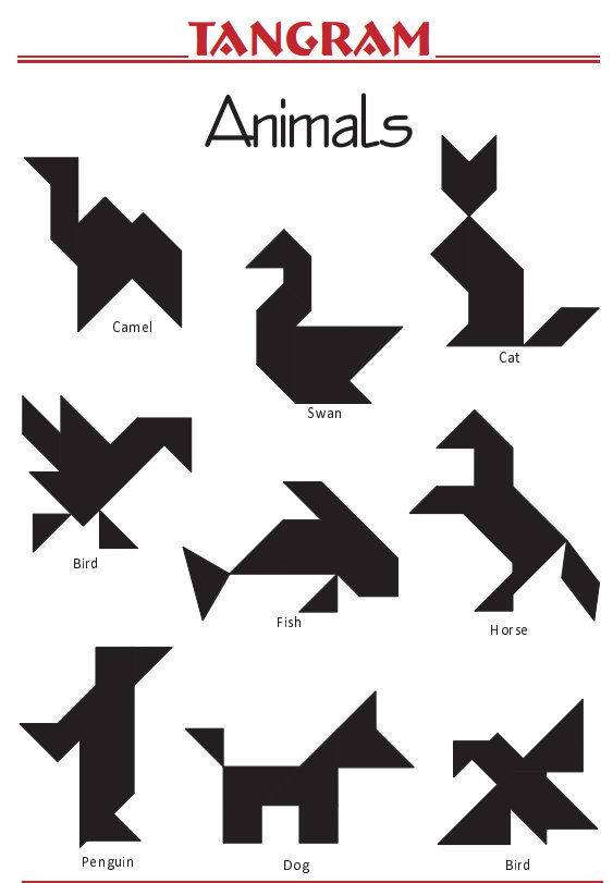 Animais #28 - Tangram - Geniol