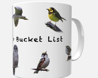 Birds of Central Park "Life List > Bucket List" Mug