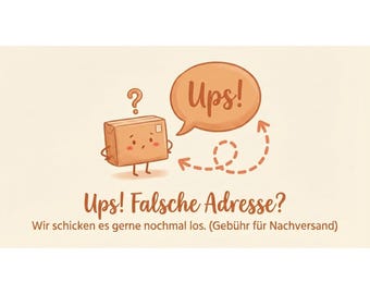 Nachversand deiner Bestellung