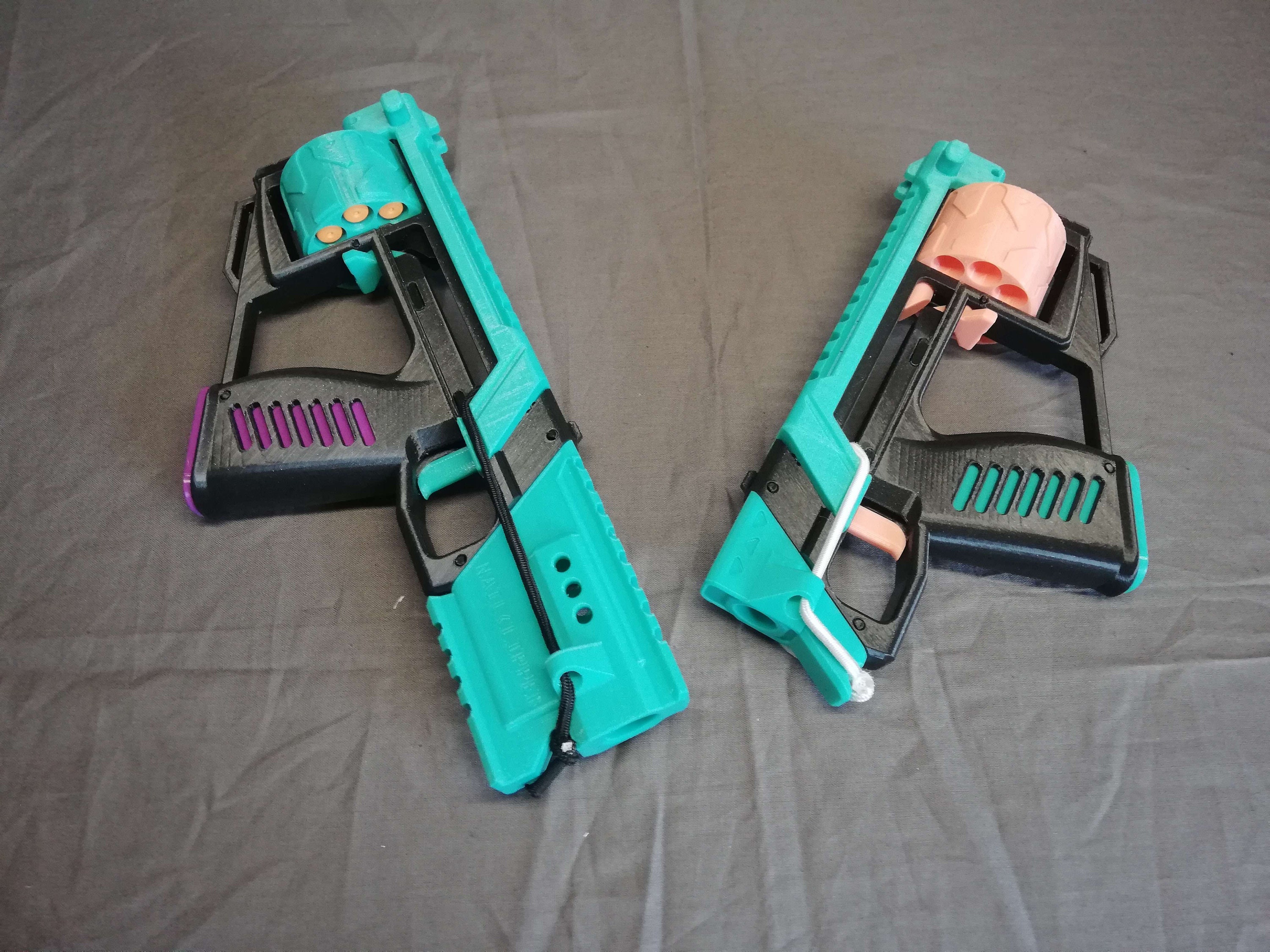 Nailclipper String Powered Foam Dart Revolver STL FILES Etsy UK