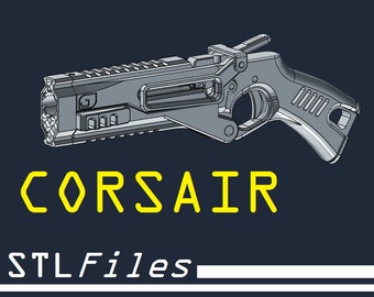 Corsair break action single shot stringer pistol carbine STL files