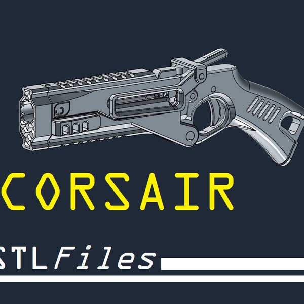 Corsair break action single shot stringer pistol carbine STL files