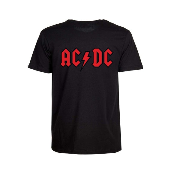 AC DC Shirt Back in Black Shirt Ac Dc Highway to Hell Rock | Etsy