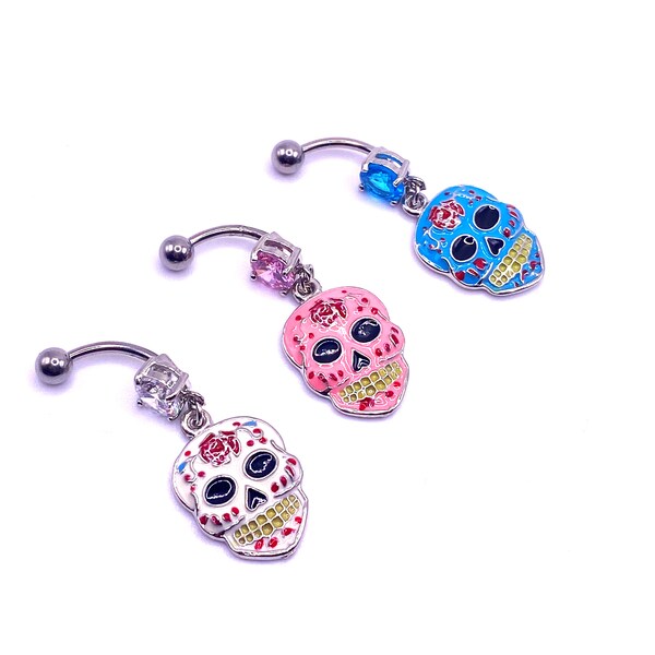 Skull Piercing Etsy