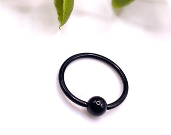Surgical Steel 316l Nose Hoop Ball Ring Jewellery Bar