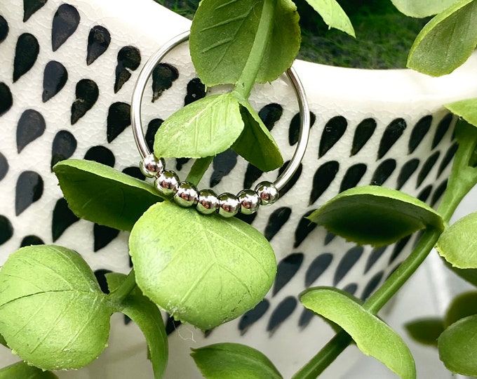 Anxiety Ring, Silver Fidget Ring, Bead, Adjustable Jewellery, Mental Health
