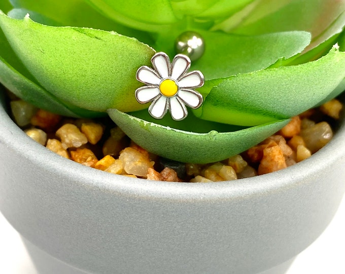 B2 Surgical Steel Daisy Tongue Bar Jewellery 316l