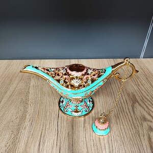 Aladdin's Magic Lamp, Large Genie Lamp, Aladdin's Oil Lamp,table ...