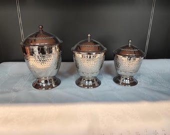 Copper jar,handmade copper canister,sugar coffee and tea canister,seasoning container, kitchen decor, hammered copper box,new home gift idea