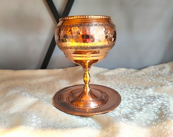 Caneca de vinho de cobre artesanal, copo de cobre puro, caneca mula de moscovo, copos de cobre, caneca de coquetel de cobre, caneca de cerveja de cobre, presente de aniversário, para ela, 11 onças