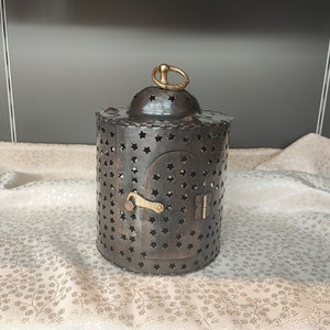 Handmade copper lantern, copper candle lantern,incense burner,rustic home decor,incense holder,copper lamp, copper gift, christmas gift idea