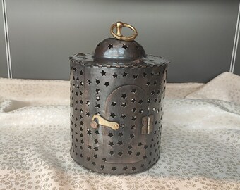 Handmade copper lantern, copper candle lantern,incense burner,rustic home decor,incense holder,copper lamp, copper gift, christmas gift idea